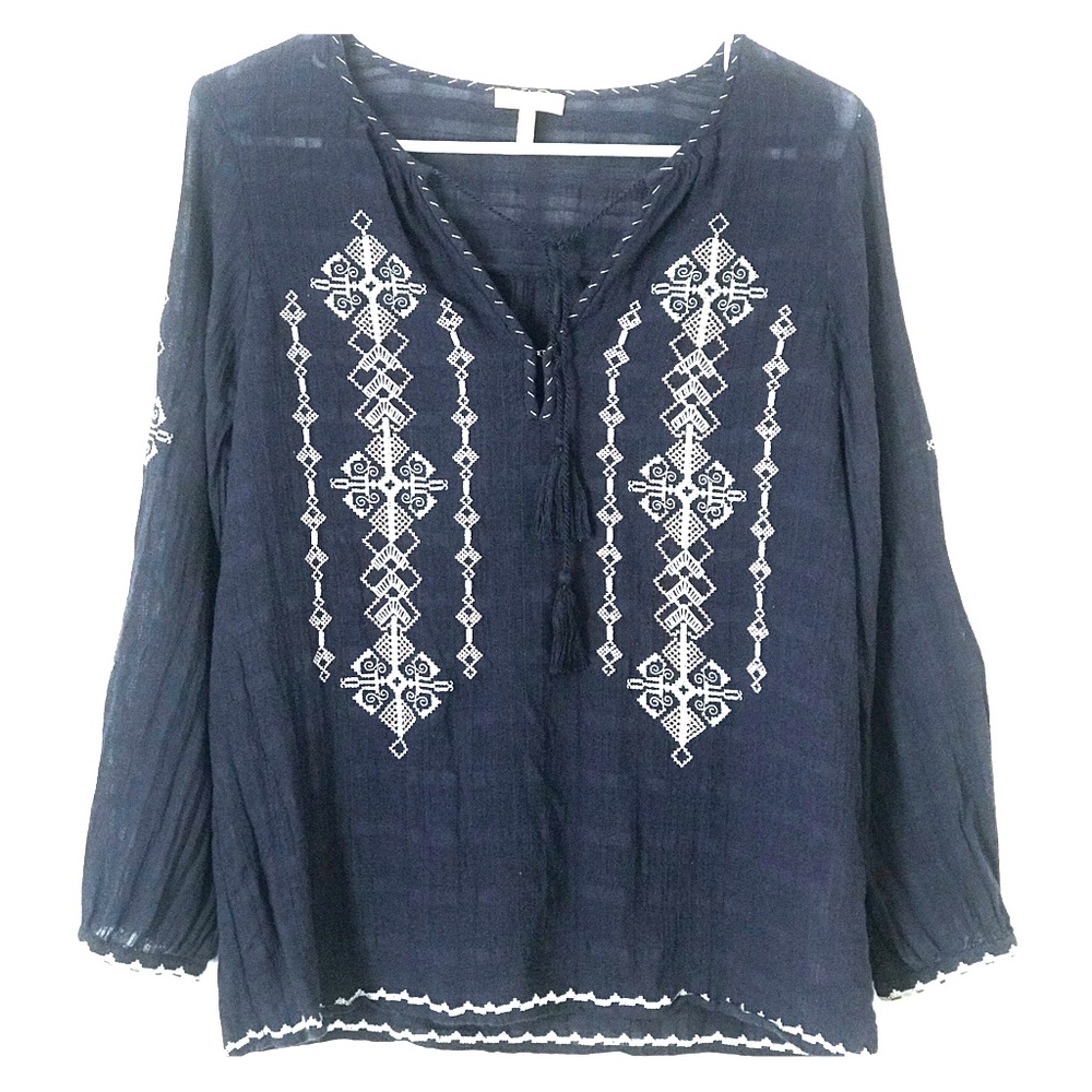Boutique light boho shirt
